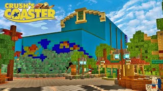 Crushs Coaster Disneyland paris Minecraft 🇫🇷 [upl. by Ardnohs]