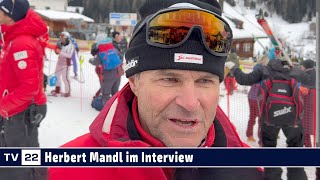 SPORT TV22 Herbert Mandl Sportlicher Leiter Ski Alpin im Interview Alpine Ski WM St Anton 2023 [upl. by Eiramllij106]