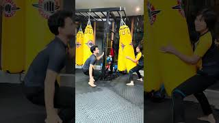 Đừng có đùa với chị TracyHuynhOfficial viral Shortvideo kungfu trending action funny [upl. by Ylera]