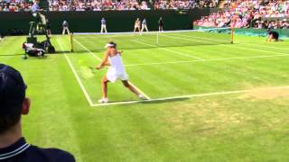 2013 Day 3 Highlights Michelle Larcher De Brito v Maria Sharapova [upl. by Aciraa]