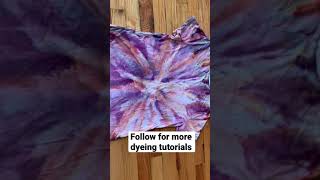 Bloom Ice Tie Dye Tutorial shorts [upl. by Esila]