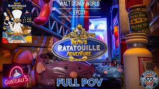 Remys Ratatouille Adventure  FULL RIDE POV 4K  Epcot  Walt Disney World  2024 [upl. by Nnyled]