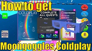 How to get MOON MUSiC Moongoggles Coldplay in Really Easy Obby [upl. by Lise]