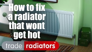 How to fix a radiator that wont get hot  By Trade Radiators [upl. by Noraha980]