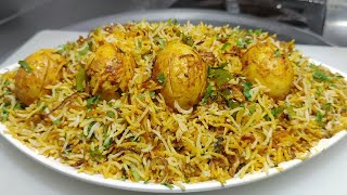 Egg Biryani Restaurant Style  अंडा बिरयानी रेसिपी  Egg Dum Biryani  Chef Ashok [upl. by Stalder]