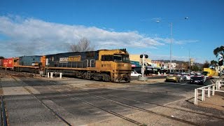 Last train to Wodonga Rail bypass opening July 2010 [upl. by Ainaj192]