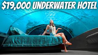 We Slept in the Worlds Most Expensive Underwater Hotel [upl. by Wilton789]