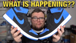 WHAT IS GOING ON WITH JORDAN 1 ROYAL REIMAGINED PRICE [upl. by Donough]