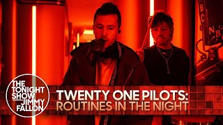 Twenty One Pilots Routines in the Night  The Tonight Show Starring Jimmy Fallon [upl. by Nnahaid]