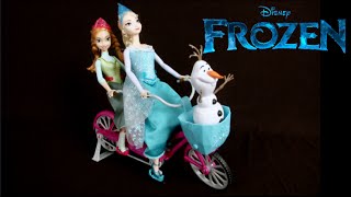 Disney Frozen Anna and Elsas Musical Bicycle from Mattel [upl. by Gebler]