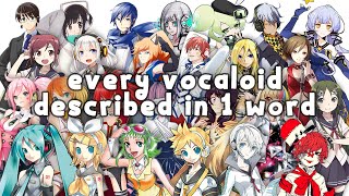 Every VOCALOID Described In One Word [upl. by Hailed763]