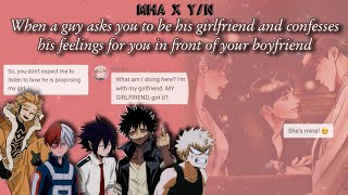 Some Other Guy Proposed You In Front Of Your Boyfriend 🫢 MHA [upl. by Ettenor]