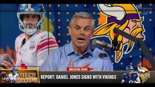 THE HERD  Colin Cowherd EXCITED Minnesota Vikings Signing Daniel Jones Is A GREAT MOVE  NFL [upl. by Shinberg236]