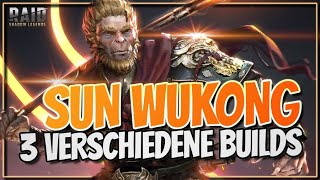 Raid Shadow Legends  SUN WUKONG Guide  3 verschiedene Builds für jeden Account [upl. by Stoeber]