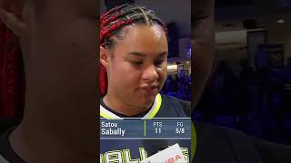 Satous Reaction When Being Asked About Aja Wilson Is HILARIOUS  She DROPPED 42 POINTS That Game😭 [upl. by Necyrb]