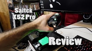 HOTAS  Saitek X52 Pro Flight Control System  Review [upl. by Tuesday]