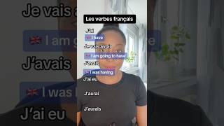 Conjugaison  avoir faire en 🇬🇧  learnfrench learnenglish frenchconjugation english [upl. by Nelsen]