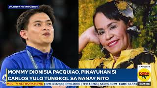 Mommy Dionisia Pacquiao pinayuhan si Carlos Yulo tungkol sa nanay nito [upl. by Hagerman]