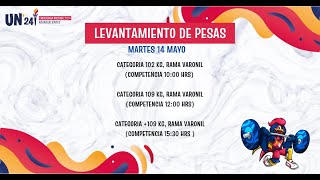 LEVANTAMIENTO DE PESAS  CATEGORÍA 102 KG [upl. by Okimuy761]