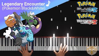 Legendary Encounter  Pokemon BlackampWhite  Piano Tutorial [upl. by Ailaza23]