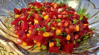 Beetroot Salad Recipe  How To Make Beetroot Salad  Simple and healthy Homemade Salad [upl. by Vassili]