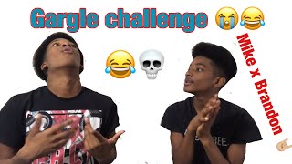 SINGING GARGLE CHALLENGE 😭 funny [upl. by Louis]