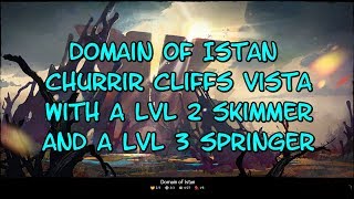 Guild Wars 2 Domain of Istan Churrir Cliffs Vista Skimmer Lvl 2 amp Springer Lvl 3 [upl. by Ralf54]