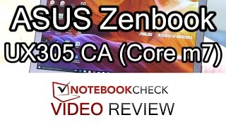 ASUS UX305 Core m7 2016 review and performance tests [upl. by Iniffit]