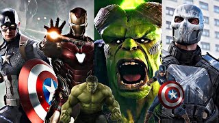 Hulk Bruce Banner turns evil Iron Man and Captain America fights Cross Bones Cinematic Anime [upl. by Mussman693]