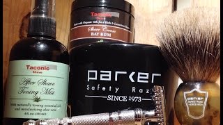 Taconic Bay Rum Cream  Parker 24C  Old Spice [upl. by Bleier]