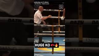 Devastating KO Good to be back to winning ways live on DAZN [upl. by Isiah593]