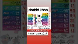 Basant 2024 date  Basant 2024 date Faisalabad  Basant 2024 viral [upl. by Annaeel]