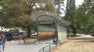 PARIS  Porte Dauphine Metro  Art Nouveau classic [upl. by Atnuahs]