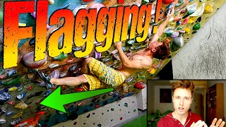 Rock Climbing Technique for Beginners Flagging [upl. by Gilus]