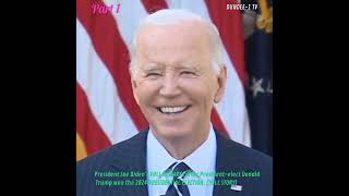 Joe Bidens FULL REMARKS after Presidentelect Donald Trump won the 2024 ELECTION PART 1 [upl. by Odracer]