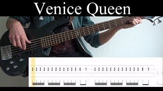 Venice Queen Red Hot Chili Peppers  Bass Cover With Tabs by Leo Düzey [upl. by Atiras]