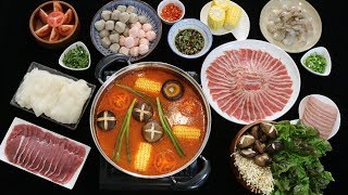 Chinese Hot Pot Base Recipe Non Spicy Tomato Flavor [upl. by Vevay344]