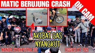 DARI GAS BREBET SAMPAI ADA YANG CRASH😱RVN MTECH VS ANGS MOTOR  LAGA MATIC 59 FREE [upl. by Nibuz]