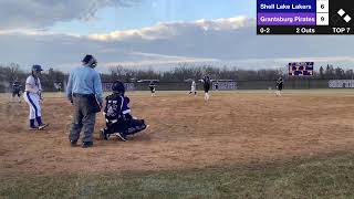 Varsity Softball Grantsburg vs Shell Lake 4924 [upl. by Saw]