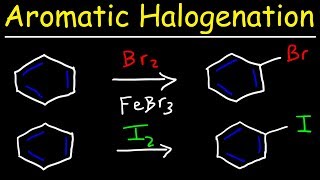 Aromatic Halogenation Mechanism  Chlorination Iodination amp Bromination of Benzene [upl. by Elletsyrk139]