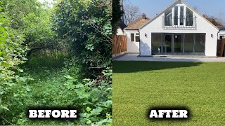 Overgrown Garden Time Lapse  Full Garden Renovation  Restoration [upl. by Barbara-Anne158]