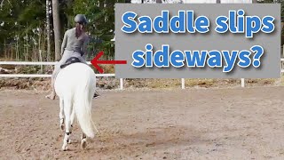 Is your saddle slipping to the side [upl. by Cristiona]