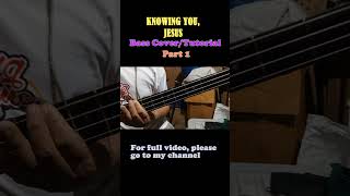 Graham Kendrick  Knowing YOU JESUS Bass Cover Play Along Part 1 basscover basstutorial [upl. by Candra918]