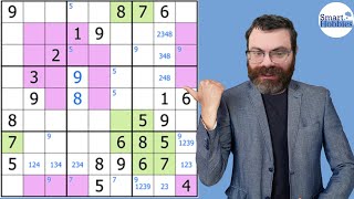 Why RANGSK Solved Hard Sudoku With SET Equivalency Theory – Sudoku Analysis 53 [upl. by Ainex]