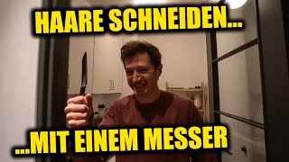 WIR SCHNEIDEN REWIS HAARE MIT EINEM MESSER [upl. by Sulihpoeht]