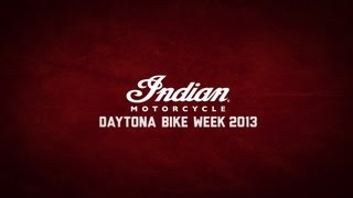 Indian Motorcycle Daytona Bike Week 2013 [upl. by Atlas557]