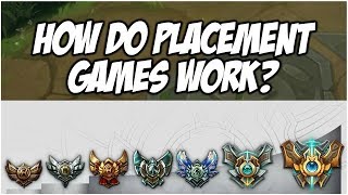 HOW DO RANKED PLACEMENTS WORK  League of Legends [upl. by Alphard]