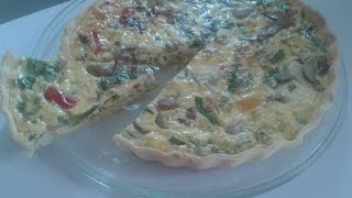 Recette Quiche au poulet  Cooking with me [upl. by Nevram]