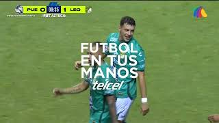 Gol de Federico Viñas  Puebla 01 León  Liga BBVA MX  Apertura 2023  Jornada 16 [upl. by Agosto]