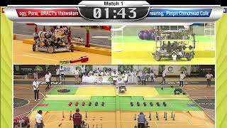 ABU Robocon 2024 India VIIT Pune vs PCCOE Pune League Match 1 [upl. by Stanhope528]